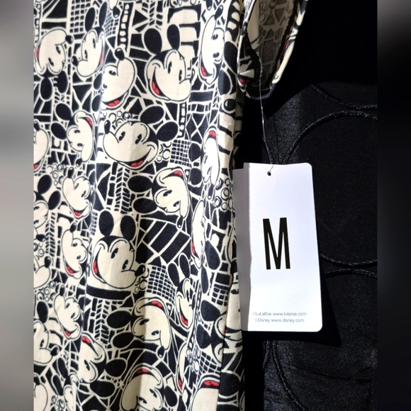 Disney Women's Black and Cream Graphic Top - Picture 3 of 4